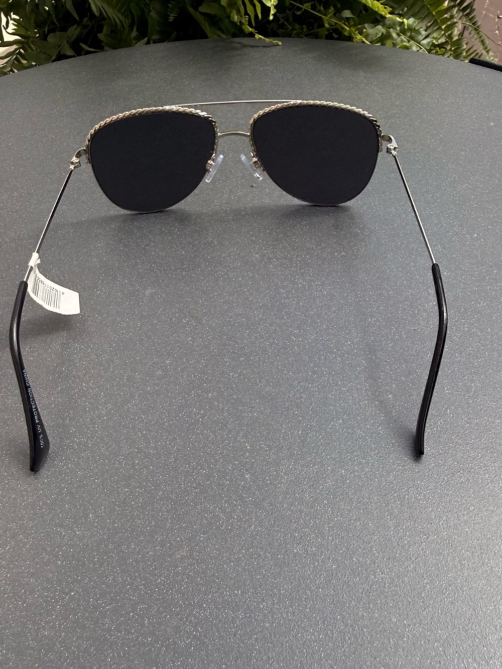 Ashley Stewart Aviator Sunglasses with Braided Detail - Picture 7 of 8